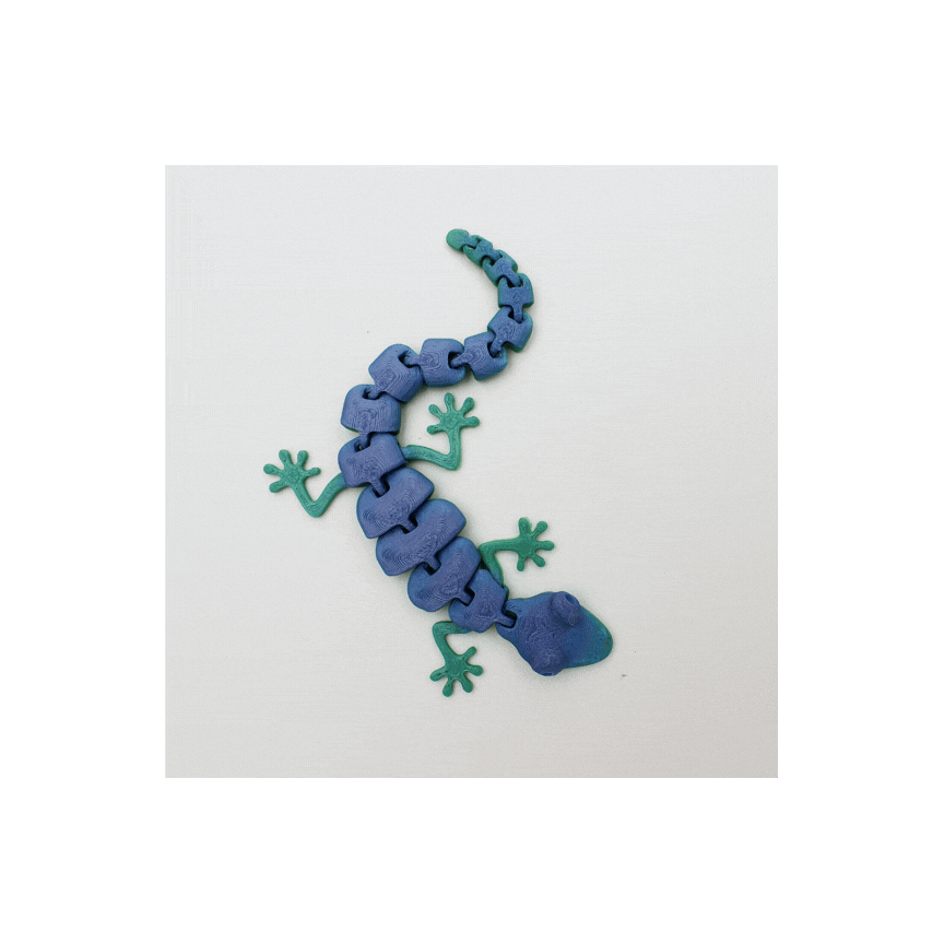 Articulated Jiggly Flexy Gecko Fidget Toy - Image 3