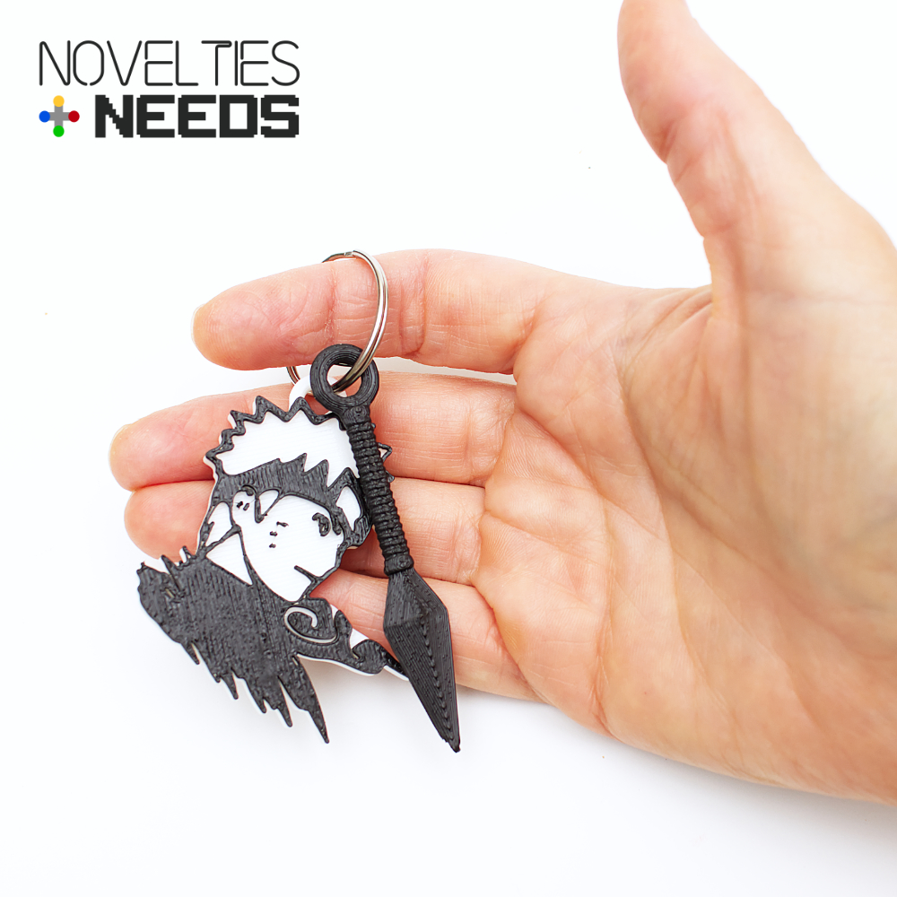 Blonde Ninja And Kunai Keychain - Image 2